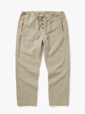 BRINE CASUAL TAN LINEN PANTS